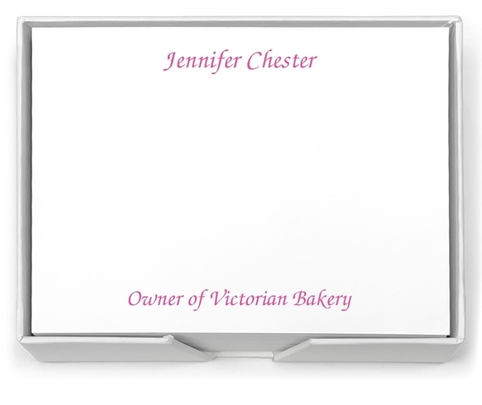 Executive Memo with White Paperboard Holder