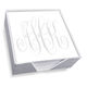 Watercolor Monogram Memo Square with White Paperboard Holder Image 1 of 2