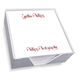 Jolly Memo Square with White Paperboard Holder Image 1 of 3