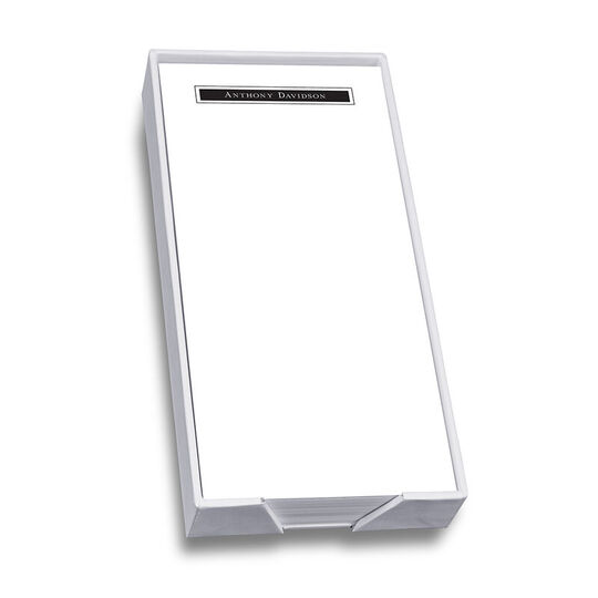 Executive Mini List with White Paperboard Holder