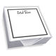 Santa Rosa Memo Square with White Paperboard Holder Image 1 of 2