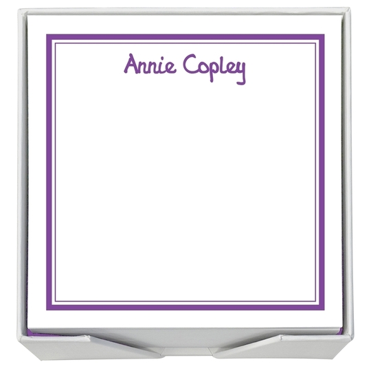 Santa Rosa Memo Square with White Paperboard Holder