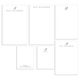 Classic Script Initial Notepad Set Image 2 of 2