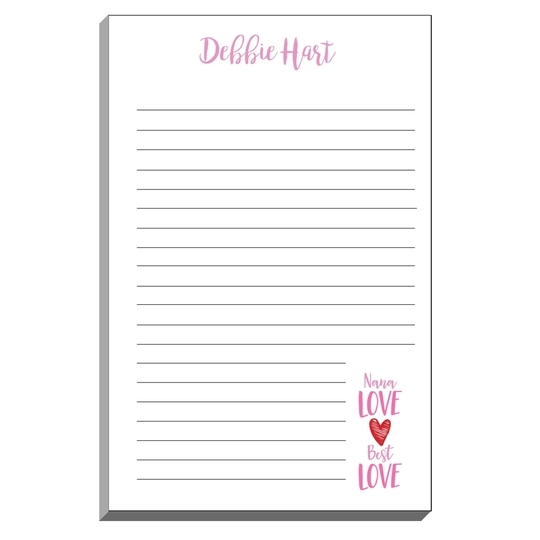 Nana Love Best Love Notepads
