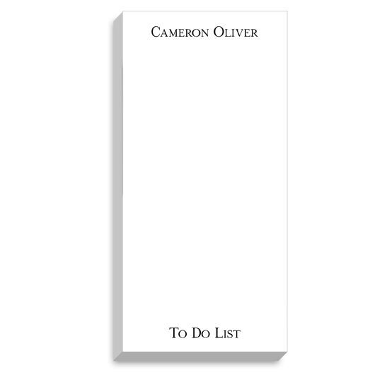 Oliver List Sheets - REFILL ONLY