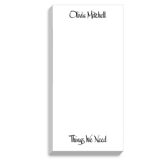 Mitchell List Sheets - REFILL ONLY