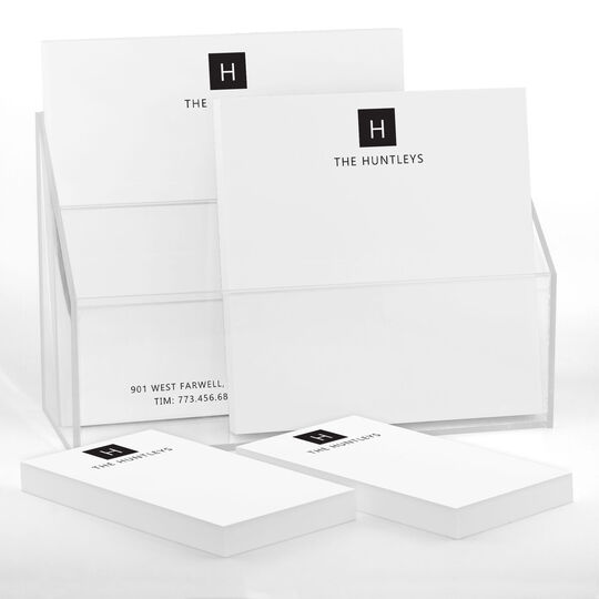 Initial Block Notepad Set (4 Pads)