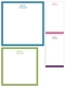 Essential Bordered Notepad Set (4 Pads) Image 6 of 6
