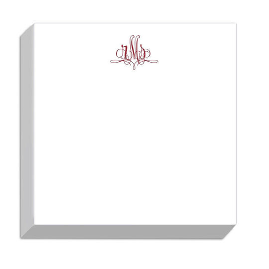 Paris Monogram Memo Square Sheets - REFILL ONLY