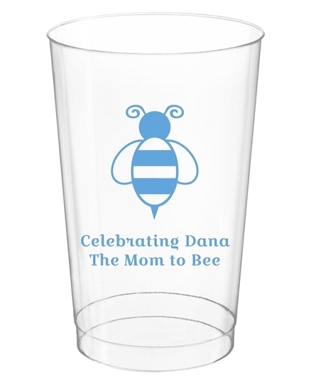 Bumble Bee Clear Plastic Cups