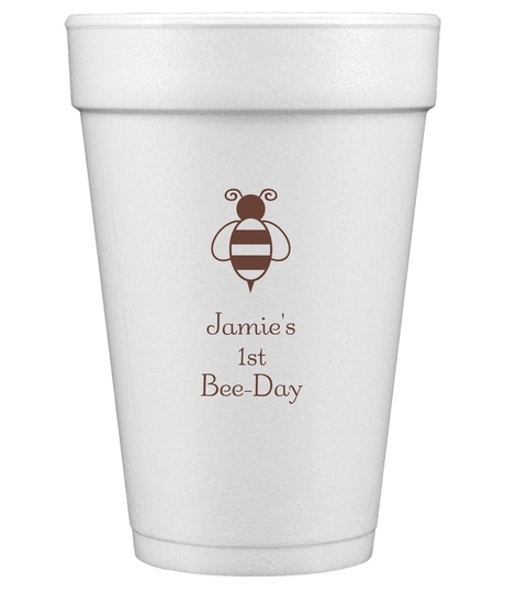 Bumble Bee Styrofoam Cups