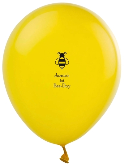 Bumble Bee Latex Balloons