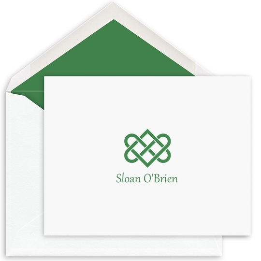 Celtic Love Knot Folded Note Cards