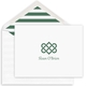 Celtic Love Knot Folded Note Cards - Raised Ink Image 1 of 3