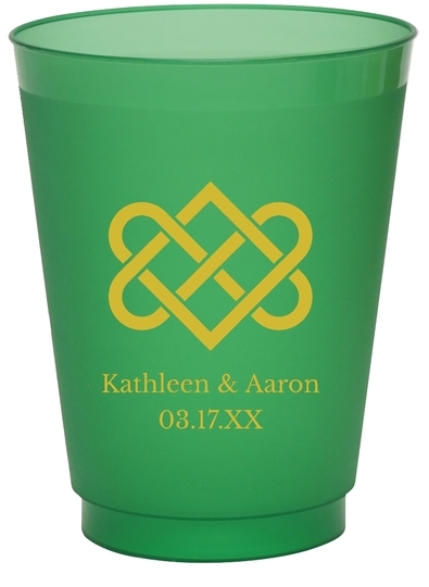 Celtic Love Knot Colored Shatterproof Cups