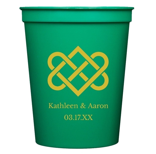Celtic Love Knot Stadium Cups