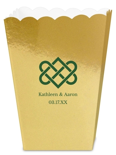 Celtic Love Knot Mini Popcorn Boxes
