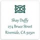 Celtic Knot Square Address Labels in a Jar Image 2 of 2