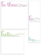Just Saying Hello Notepad Set (4 Pads) Image 2 of 2