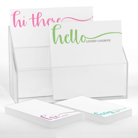 Just Saying Hello Notepad Set (4 Pads)