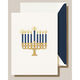 Engraved Lights of Hanukkah Boxed Folded Hanukkah Cards Image 1 of 3