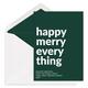 Happy Merry Everything Flat Holiday Cards Image 4 of 4