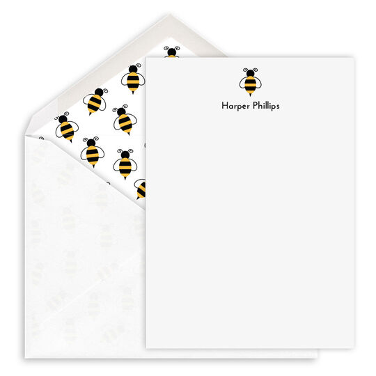 Bumble Bee Petite Flat Note Cards