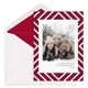 Geometric Border Flat Photo Holiday Cards Image 1 of 3