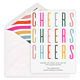 Colorful Cheers Flat Holiday Cards Image 1 of 3