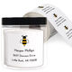 Bumble Bee Square Address Labels in a Jar Image 1 of 2