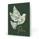 Green Peace Dove Folded Holiday Cards Image 1 of 3
