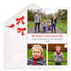Happy Holidays Red Bows Photo Cards Image 1 of 4
