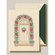 Festive Arched Entrance Holiday Cards Image 1 of 3