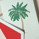 Festive Palm Tree Folded Holiday Cards - Raised Ink Image 2 of 3