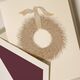 Golden Wheat Wreath Holiday Cards - Raised Ink Image 2 of 3