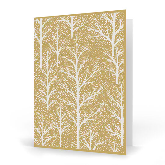 Winter Trees Folded Holiday Cards