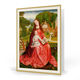 Virgin and Child In A Garden Folded Holiday Cards Image 1 of 2