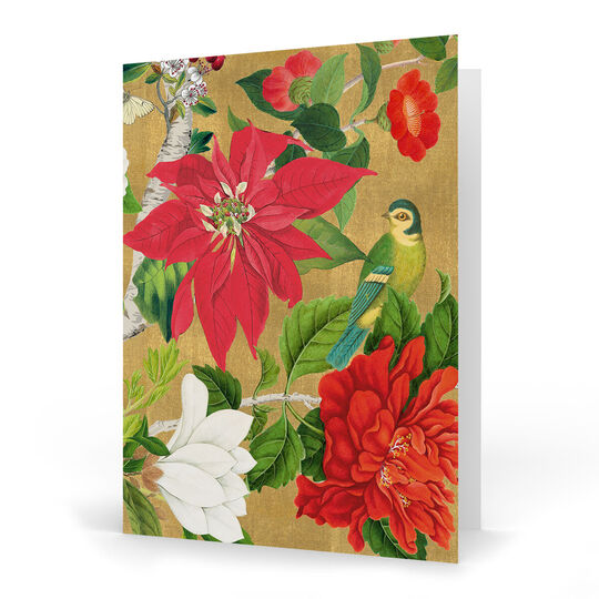 Christmas Chinoiserie Folded Holiday Cards