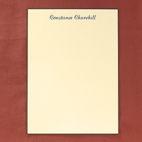 Mocha Bordered Lettersheets