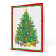 Christmas Tree Folded Holiday Cards Image 1 of 2