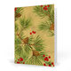 Evergreen and Berries Folded Holiday Cards Image 1 of 2