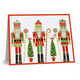 Row of Nutcrackers Folded Holiday Cards Image 1 of 2