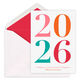Colorful New Year Flat Holiday Cards Image 3 of 3