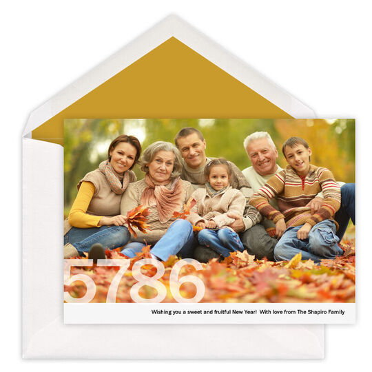 Modern Photo Jewish New Year Cards