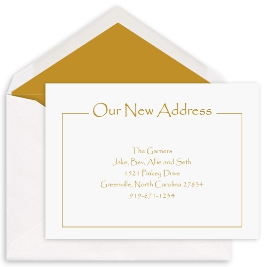 Choice of Headline Framed Moving Cards