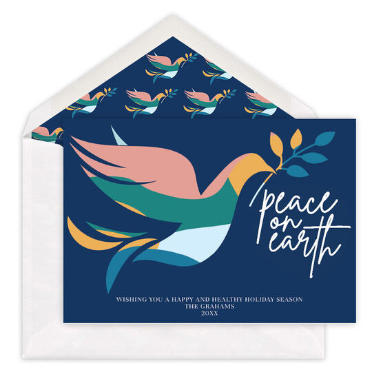 Peace on Earth Flat Holiday Cards