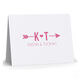 Cupid's Arrow Folded Note Cards - Raised Ink Image 4 of 4