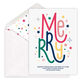 Joyously Lettered Merry Flat Holiday Cards Image 4 of 4