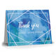 Blue Watercolor Folded Thank You Note Cards Image 3 of 3