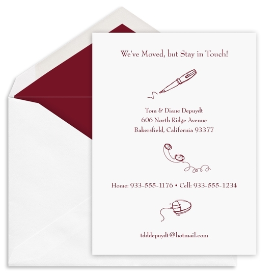 Pen Phone Mouse Moving Announcements - Raised Ink